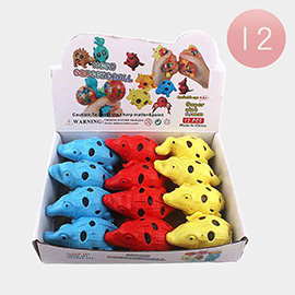 12PCS - Animal Mesh Squeeze Ball Toys