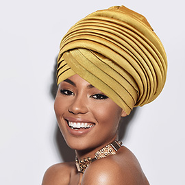 Padded Puffer Turban Hat
