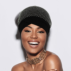 Bling Studded Turban Hat