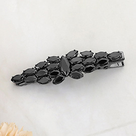 Marquise CZ Stone Embellished Alligator Snap Hair Clip