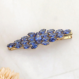 Marquise CZ Stone Embellished Alligator Snap Hair Clip