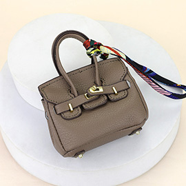 Faux Leather Elegant and Stylish Mini Purse / Bag Charm