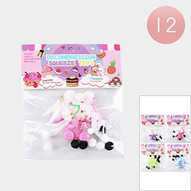 12PCS - Bunny Decompression Squeeze Toys