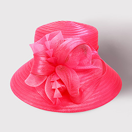 Mesh Bow Dressy Hat