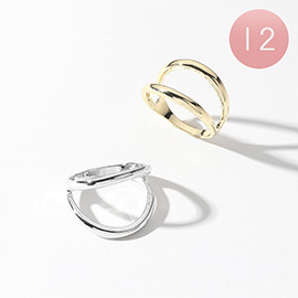 12PCS - Metal Split Rings