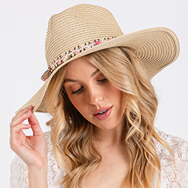 Boho Tassel Band Straw Sun Hat