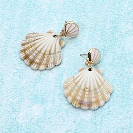 Sea Shell Dangle Earrings