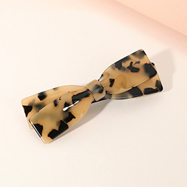 Celluloid Acetate Bow Barrette