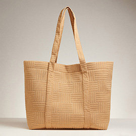 Grid Pattern Everyday Tote Bag