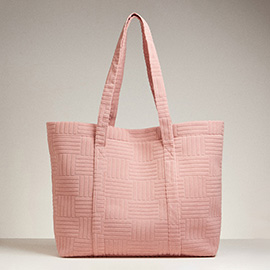 Grid Pattern Everyday Tote Bag