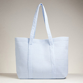 Grid Pattern Everyday Tote Bag