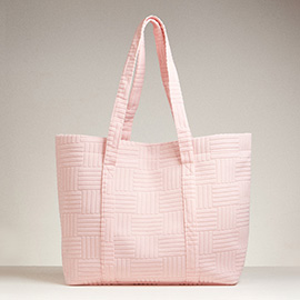 Grid Pattern Everyday Tote Bag