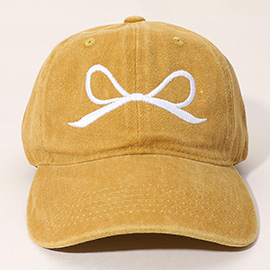 Ribbon Embroidered Baseball Hat