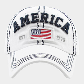 American USA Flag Vintage Baseball Cap