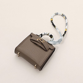 Faux Leather Elegant and Stylish Mini Purse / Bag Charm