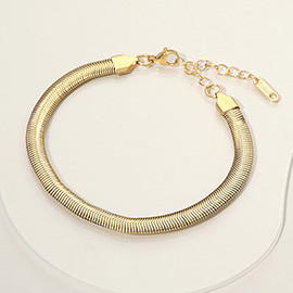 Stainless Steel Herringbone Chain Bracelet