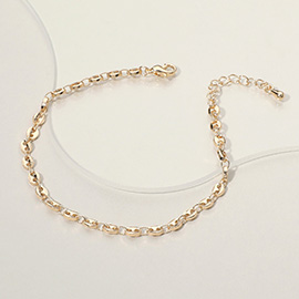 Brass Metal Chain Bracelet