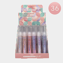 36PCS - Brocade Color Change Lip Oils