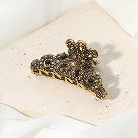 Stone Embellished Hair Claw Clip