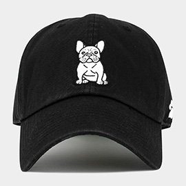 French Bulldog Embroidered Baseball Cap