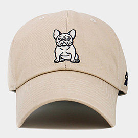 French Bulldog Embroidered Baseball Cap