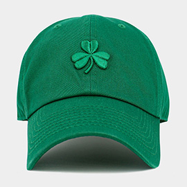 Shamrock Clover Embroidered Baseball Cap