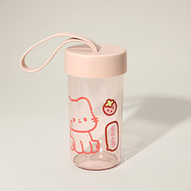 Kids Animal Printed Transparent Water Bottle
Portable Tumbler