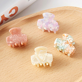 4PCS - Marbled Hair Claw Clips