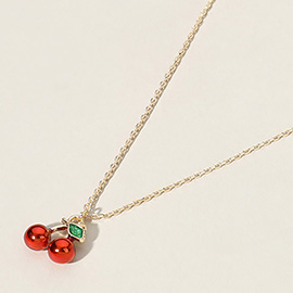 Cherry Pendant Necklace