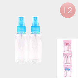 12 SET OF 2 - Clear Spray Bottle Set