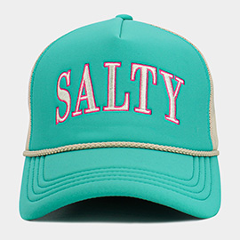 SALTY Message Mesh Back Trucker Hat