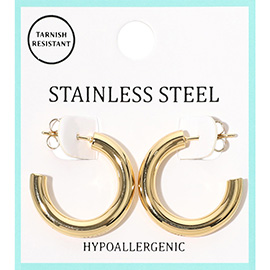 Stainless Steel Hoop Earrings