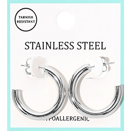 Stainless Steel Hoop Earrings