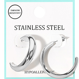 Stainless Steel Hoop Earrings