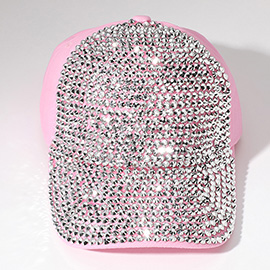 Bling Studded Glam Baseball Cap