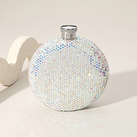 Bling Studded Round Flask