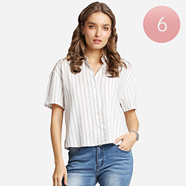 Button Down Short Sleeves Shirt