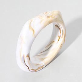 Celluloid Acetate Chunky Bangle Bracelet