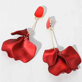 Petal Dropdown Dangle Earrings