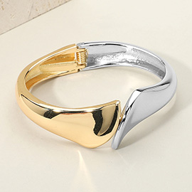 Metal Hinged Bangle Bracelet