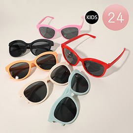 24PCS - Wayfarer Kids Sunglasses