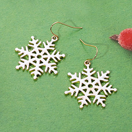 Snowflake Dangle Earrings